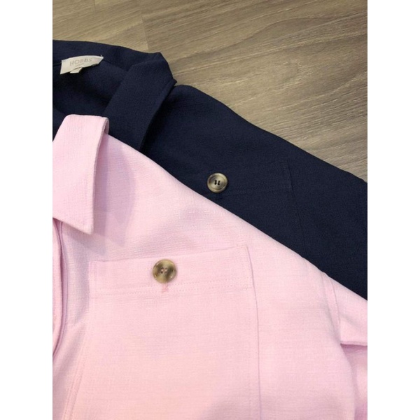 Áo khoác bố Hobbs croptop