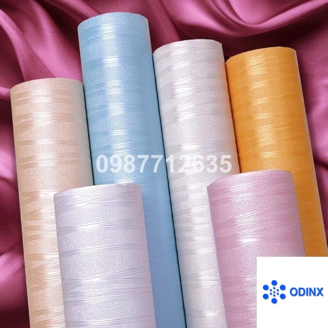 [SALE] 10m Giấy dán tường ĐƠN SẮC nhiều mẫu - khổ rộng 45cm (có sẵn keo)