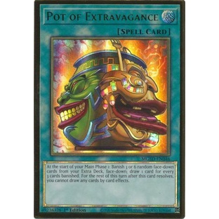 [Mã 155ELSALE giảm 7% đơn 300K] Thẻ bài Yugioh - TCG - Pot of Extravagance / MGED-EN046'