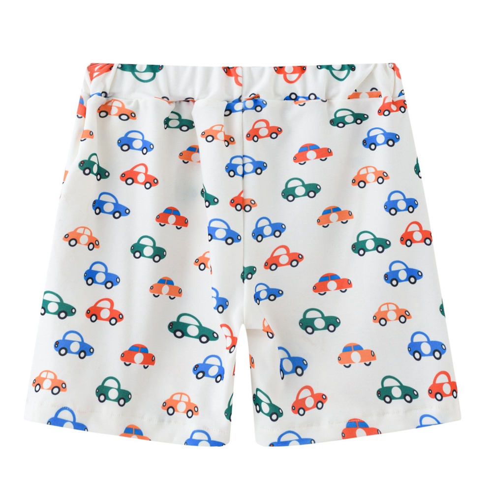 Bộ Đồ Ngủ Pijama 2 Món Bằng Vải Cotton Mềm In Hình Khủng Long Dành Cho Bé Trai