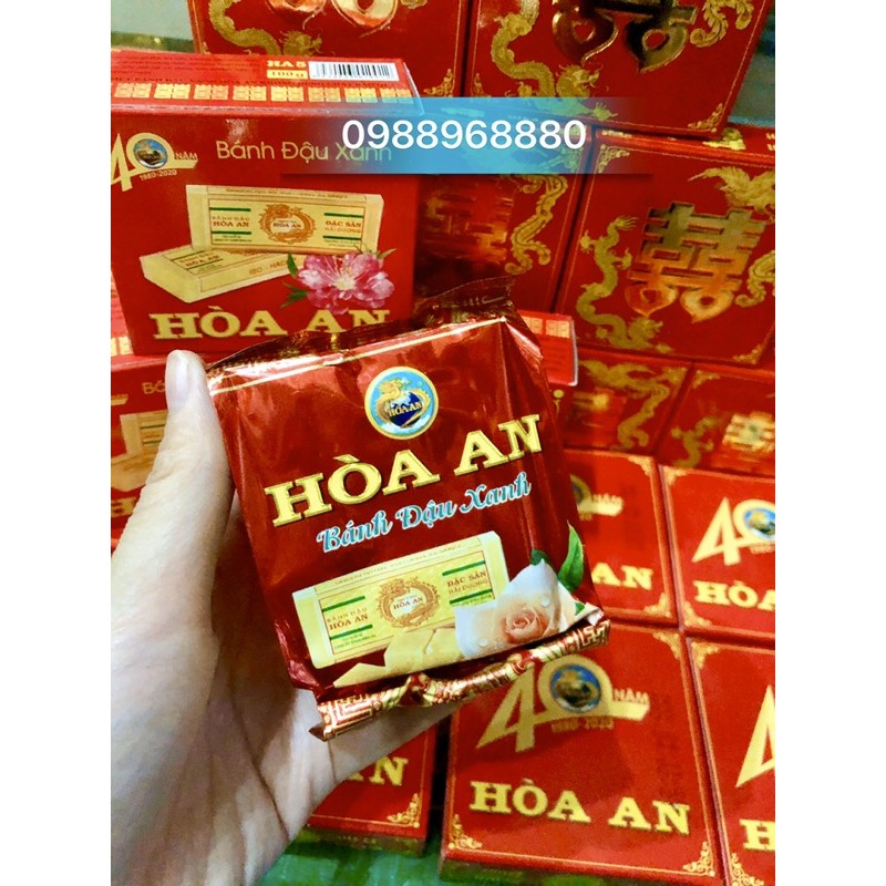 Bánh đậu xanh Hoà An hộp 100g