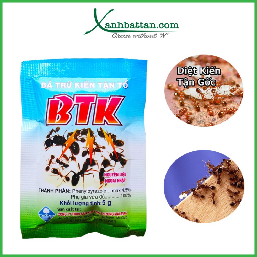 [G032] Bả Diệt Kiến - Bả Trừ Kiến Tận Ổ BTK Gói 5 gram S030