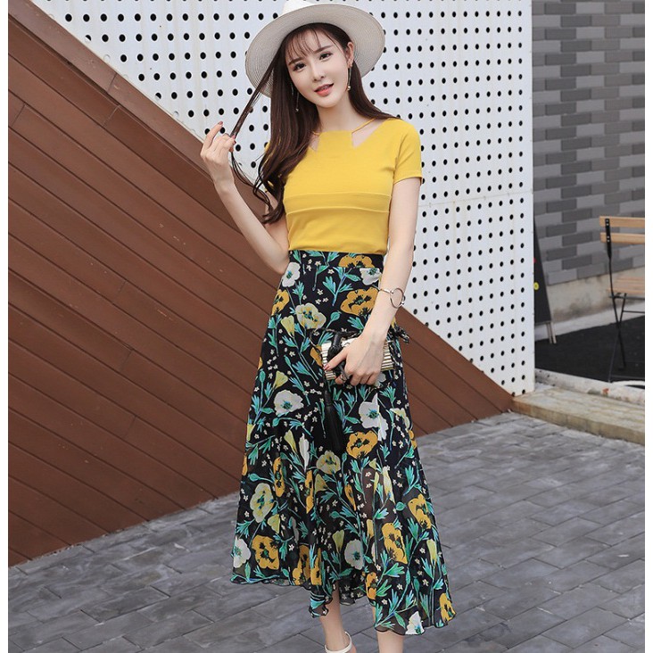 Chân váy xòe 2 lớp duyên dáng CV-112i