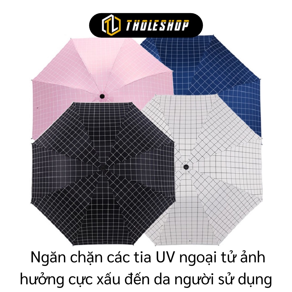 Dù Đi Mưa - Ô Gấp Gọn Đi Mưa, Đi Nắng Mini Chống Tia UV, Chống Thấm Nước Tốt 9437