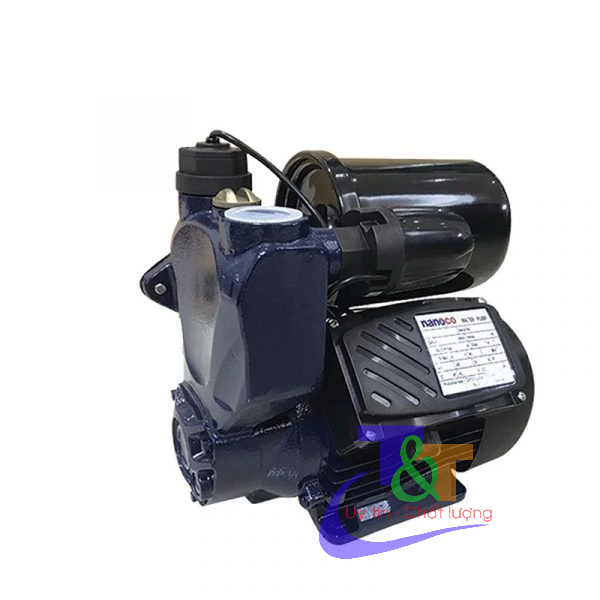 Máy bơm nước nóng tăng áp điện tử Nanoco NSP300-A, 300W, kích thước 350x205x280mm