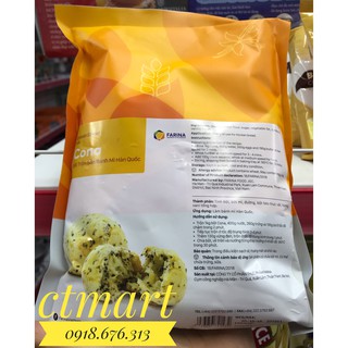 Combo 10 gói Bột trộn sẵn bánh mỳ Hàn Quốc Farina Cona