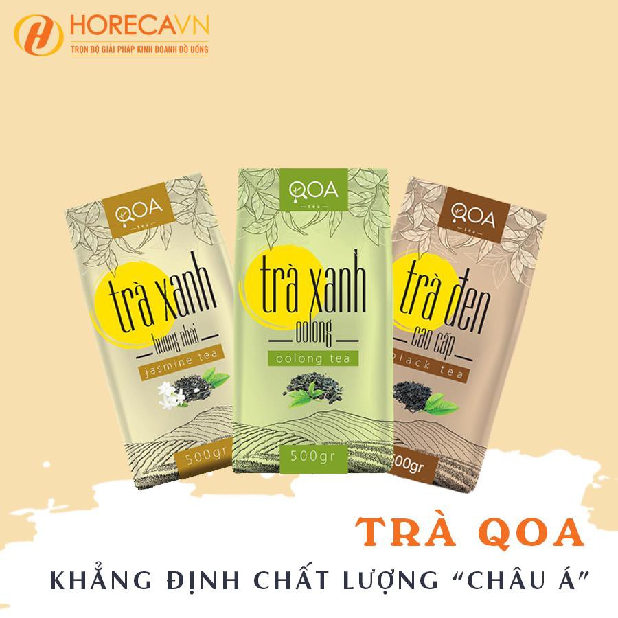 Trà Xanh Olong QOA 500gr - Pha Trà Trái Cây Chuẩn Vị [TẶNG BỘ CÔNG THỨC]