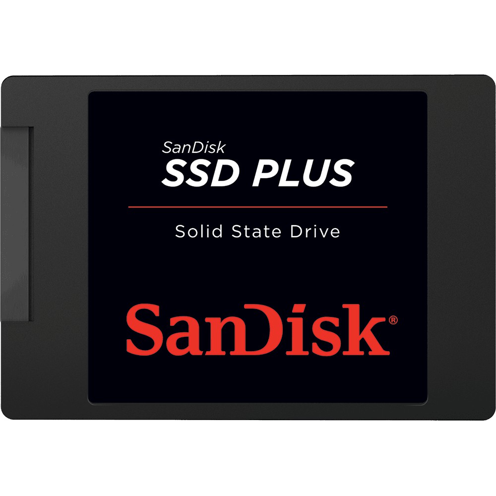 [Mã ELMS5 giảm 7% đơn 300K] Ổ cứng SSD Sandisk Plus 240GB 530MB/s (Đen) (Giá Dùng Thử)