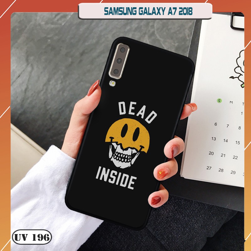 Ốp lưng nhám Samsung Galaxy A7 2018 in hình