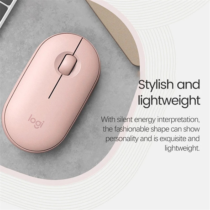 Chuột không dây Logitech Pebble M350 1000DPI nhiều màu sắc thời trang | BigBuy360 - bigbuy360.vn