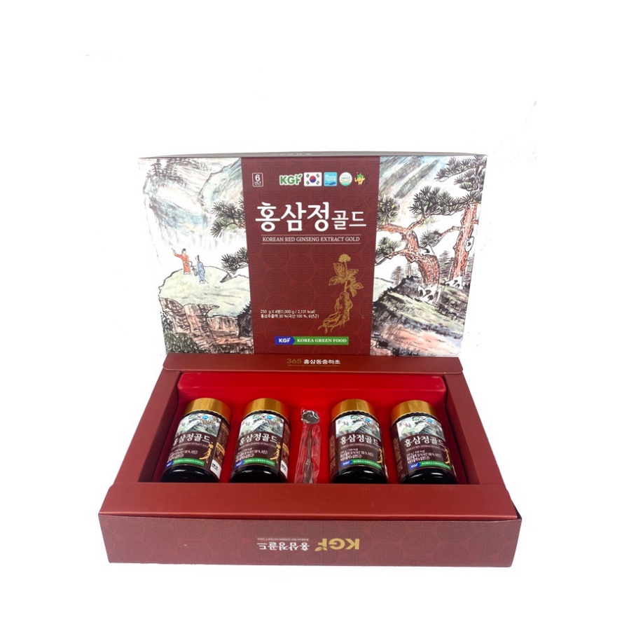 [Nhập khẩu Hàn Quốc] Cao Sâm Núi Cao Cấp KGF Hàn Quốc Hộp 4 lọ x 250g [ Hàng Mới Về ]