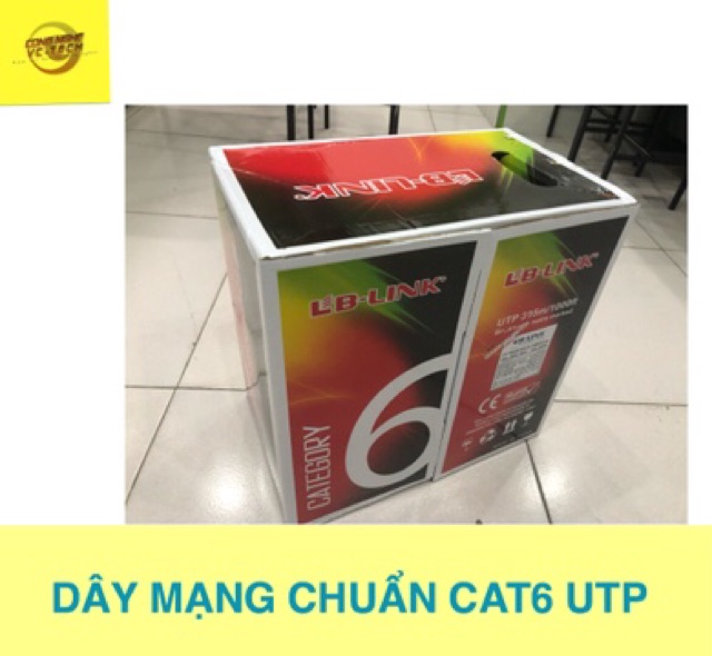 Cáp Mạng Lan CAT6 LBLINK UTP, Cuộn 305m chuẩn