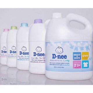 Nước giặt xả vải Dnee 3000ml màu xanh, tím, trắng