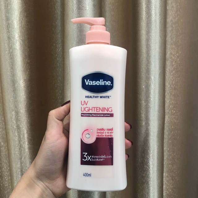 Sữa dưỡng thể trắng da Vaseline 350ml Thái Lan- Chống nắng, trắng da và dưỡng ẩm