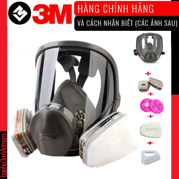 3M 6800 - TRỌN BỘ MẶT NẠ PHÒNG ĐỘC VÀ HÓA CHẤT