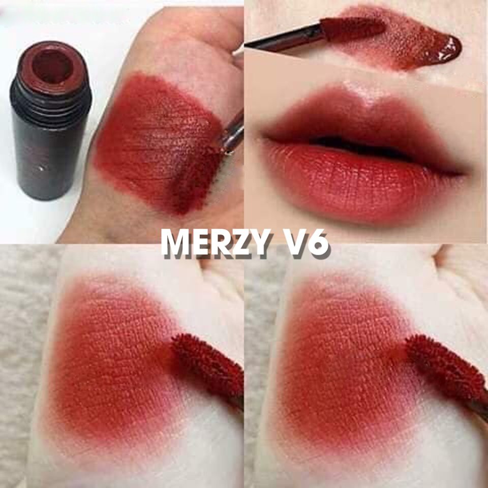 Son Merzy Another Me the First Velvet Tint V6 Firenze Negroni - Đỏ gạch