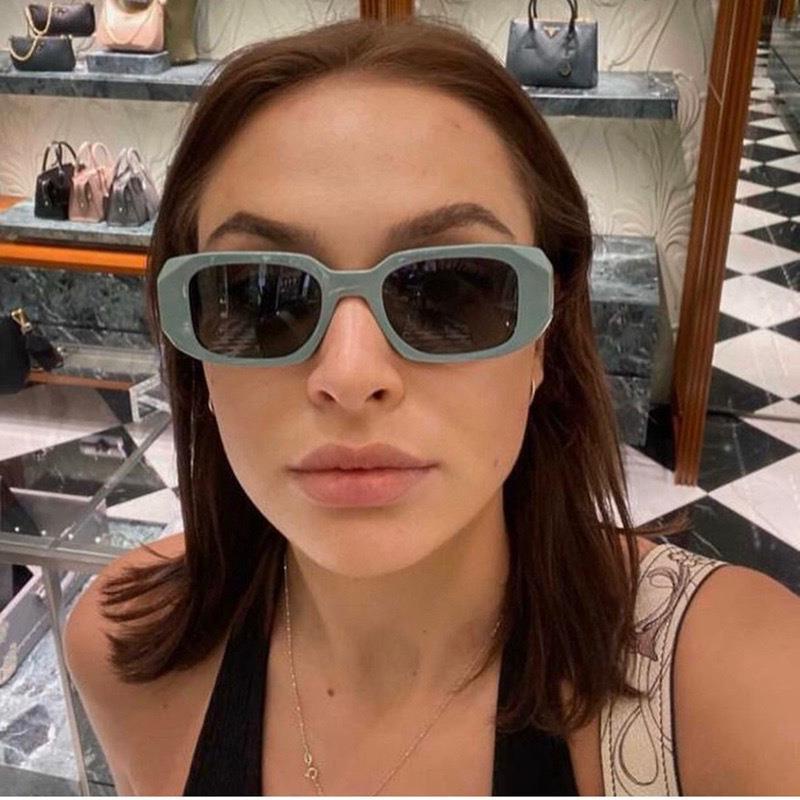 Kính Mát Gọng Vuông Phong Cách Thời Trang Âu Mỹ 2022