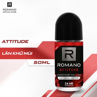 Lăn Khử Mùi Romano Attitude 50ml ( màu đỏ)