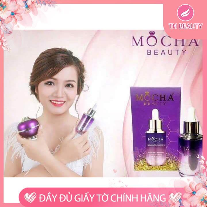 <THẬT 100%> Serum Mocha dưỡng da, tinh chất trà xanh