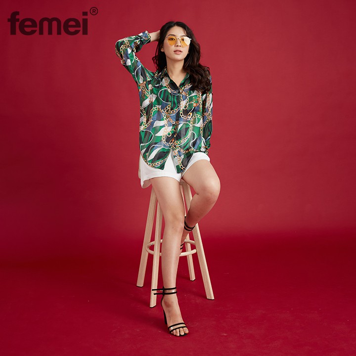 FEMEI - Set Áo sơ mi quần short FSSM011