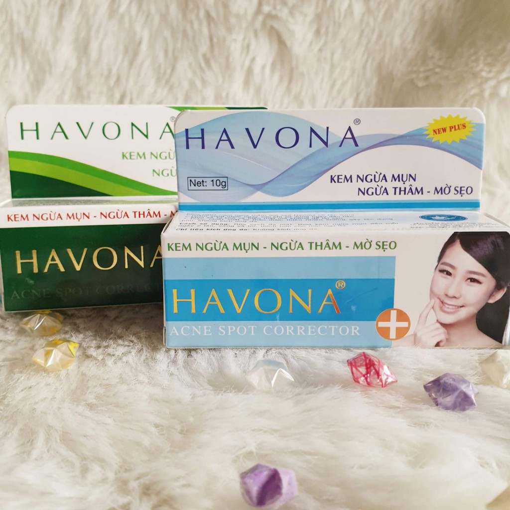 COMBO 3 KEM NGỪA MỤN THÂM DỊ ỨNG HAVONA (NEW)