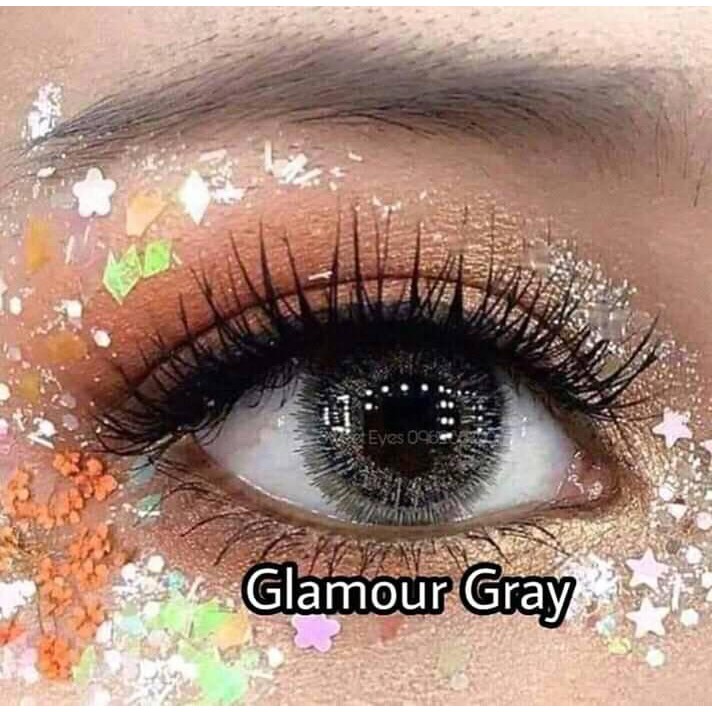 Glamour | issue| Glitter gray lens- Kính áp tròng xám