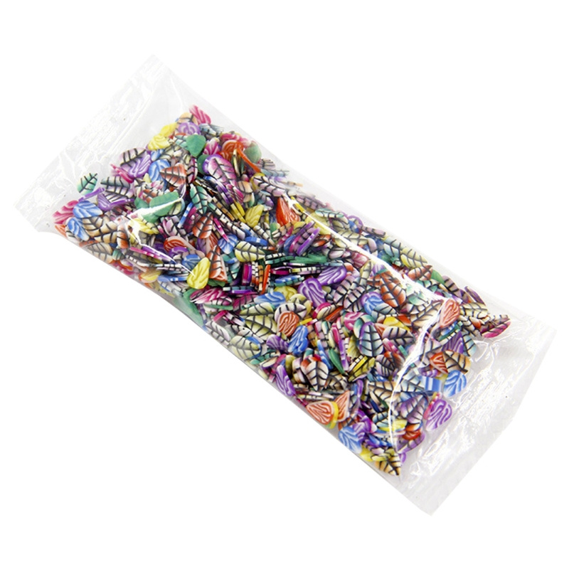 Túi 1000 hạt nhồi hình hoa lá trái cây resin thủ công nhiều màu sắc hỗn hợp trang trí móng tay nghệ thuật trang sức DIY
