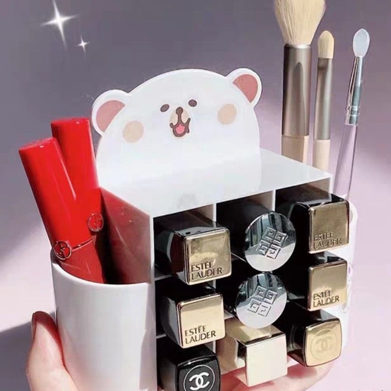 KỆ GẤU MINI ĐỰNG SON ❤