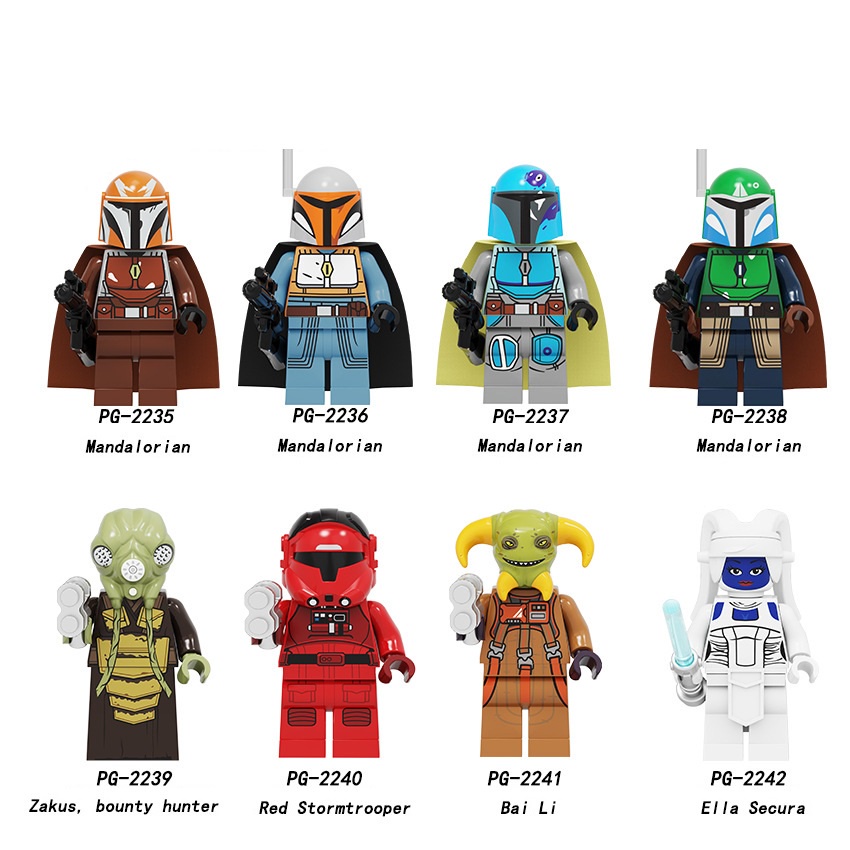 Mô Hình Đồ Chơi Nhân Vật Anakin Obi-Wan Han Solo Luke Stormtrooper Clone Trooper The Mandalorian Kylo Ren Trong Phim Chiến Tranh Giữa Các Vì Sao