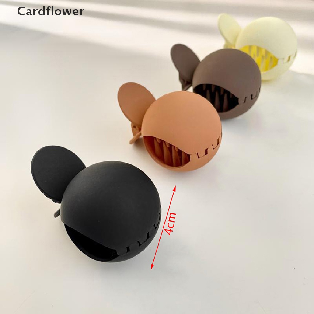 &lt; Cardflower &gt; Kẹp Tóc Càng Cua Màu Trơn Cố Định Tóc Đuôi Ngựa Cao Cấp Thích Hợp Làm Quà Tặng Cho Bạn Gái Đang Giảm Giá
