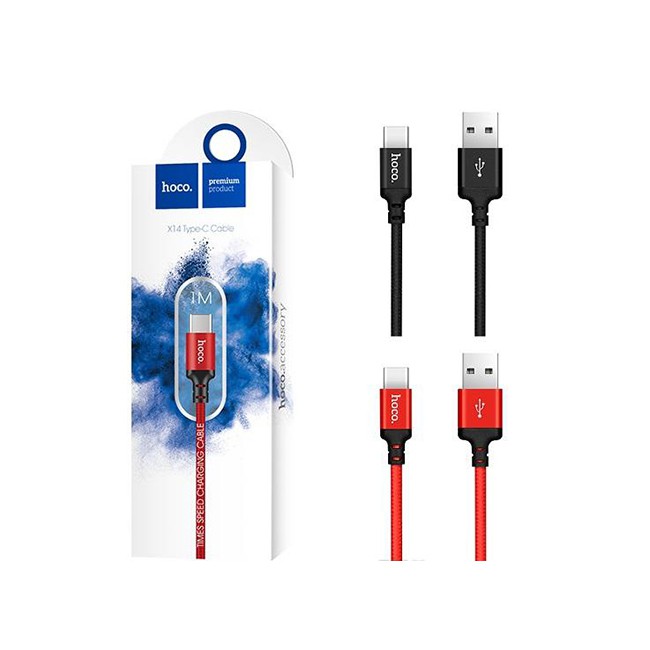 [FreeShip_50K] Cáp Sạc Hoco Type C / Lightning / Micro USB X14 - Bảo hành 12 tháng