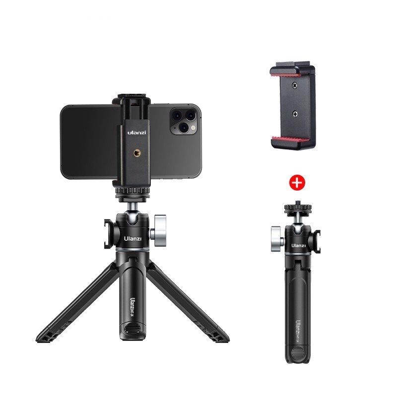 Tripod Cho Máy Ảnh, Điện Thoại Có Cold Shoe Gắn Phụ Kiện, Tải Trọng 2kg Ulanzi U-Vlog Lite