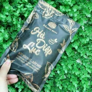 Bột đắp hà diệp lục magic skin