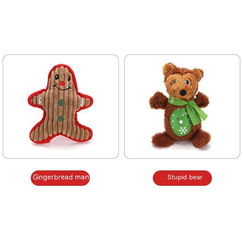 Bộ Đồ Chơi Bằng Vải Bông Phát Ra Âm Thanh Chống Cắn Dành Cho Chó Mèo