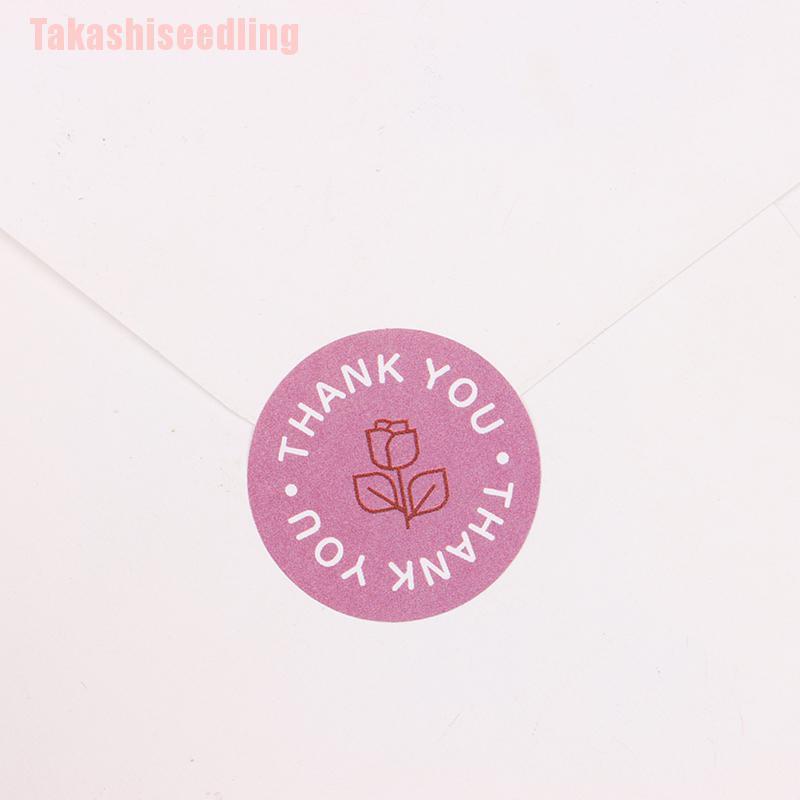 Cuộn 500 Miếng Dán In Chữ Thank You Trang Trí