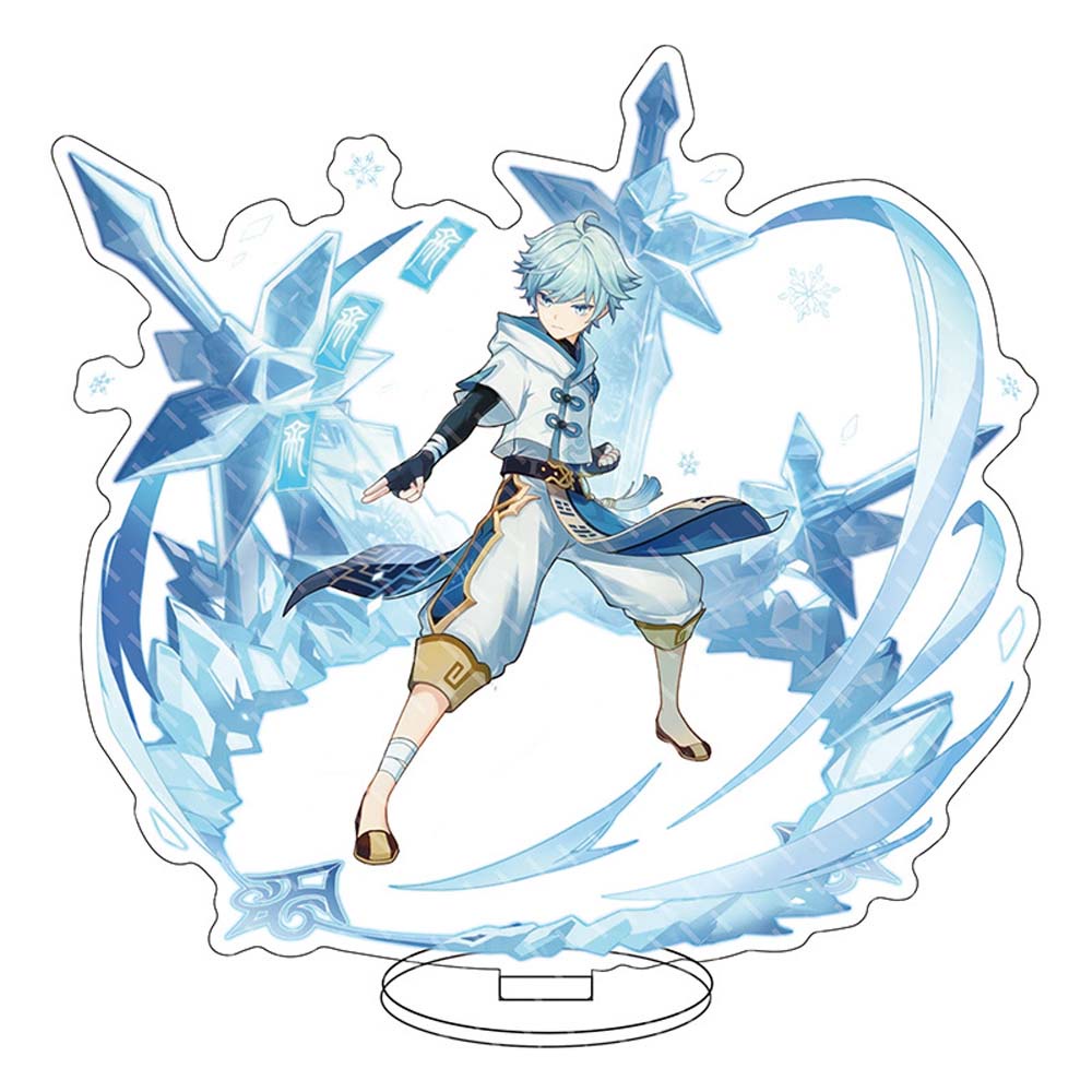 Mô hình nhân vật anime Genshin Impact có giá đỡ bằng acrylic