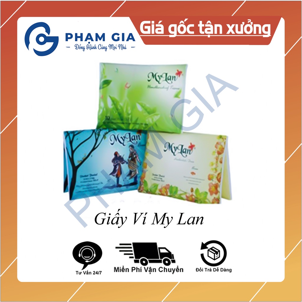 Combo 10 khăn giấy ví bỏ túi MY LAN