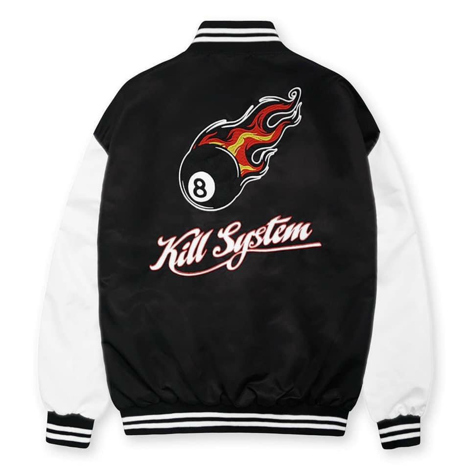Áo Bomber Jacket Dù 2 Lớp KILL Unisex Nam Nữ (Ảnh Thật/Có sẵn)-Áo khoác ulzzang