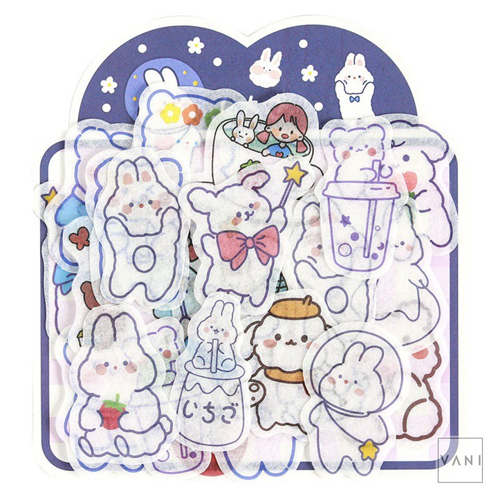 Túi Sticker Dán Decor Nhiều Hình Ngộ Nghĩnh Dễ Thương - Vani Store [VPP00155]