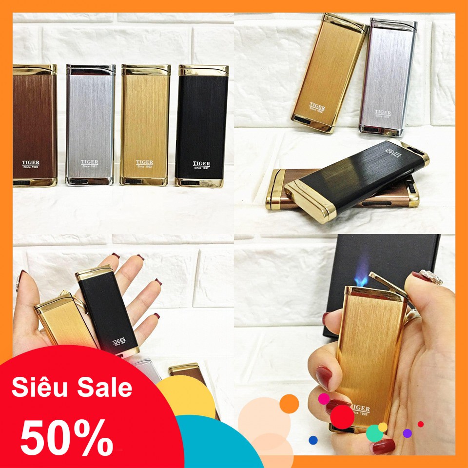 [cực rẻ] bật lửa khò Tiger siêu mỏng cực sang trọng