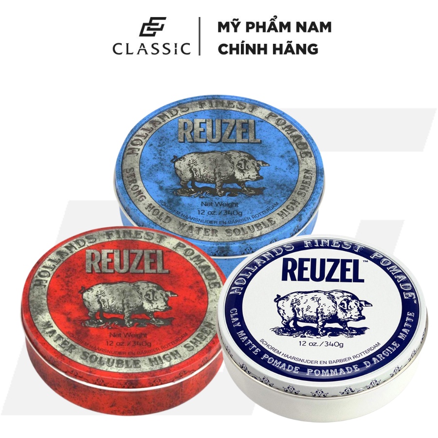 Sáp Vuốt Tóc Reuzel Pomade 340g