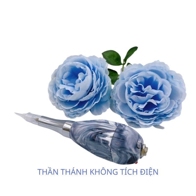 Máy phun xăm thần thánh chỉnh tốc độ không tích điện mini dải hạt chính hãng