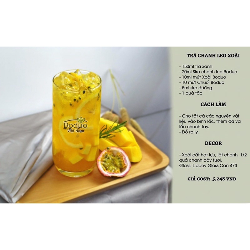 Mứt chanh leo Boduo hộp 1kg