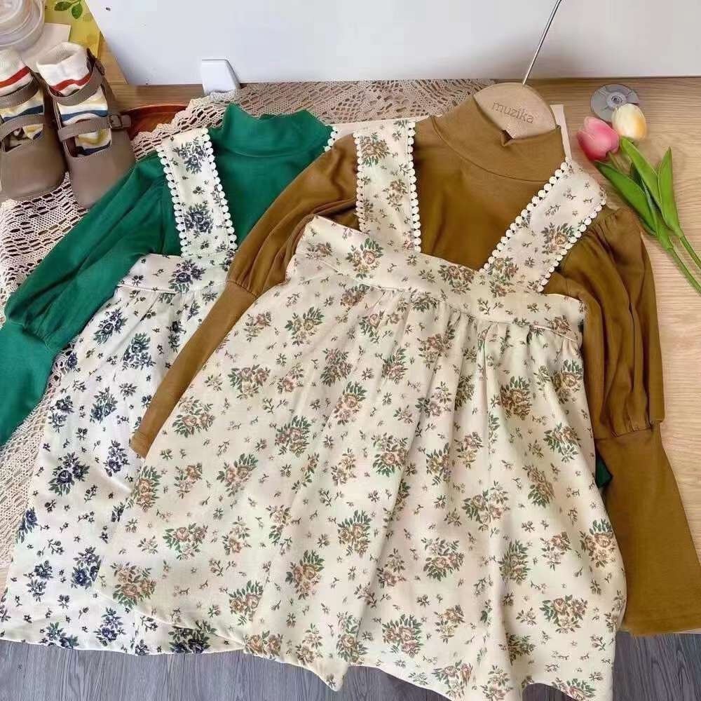 VÁY BÉ GÁI -ÁO ZIP+YẾM NHUNG VIỀN REN NƠ QUAI ÁO  ANNAKIDS