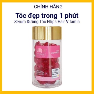 Serum Dưỡng Tóc Ellips Hair Vitamin Phục Hồi Hư Tổn, óng mượt hũ 50 viên