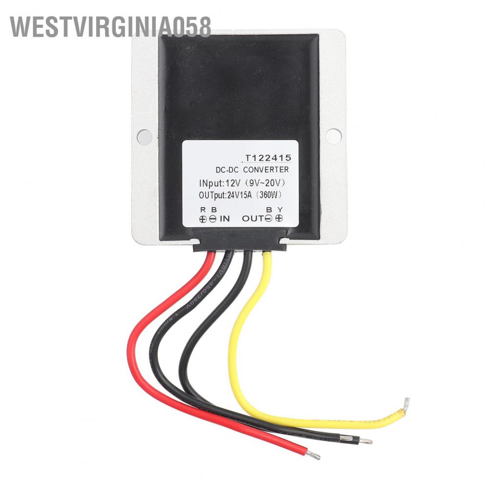 Westvirginia058 Westvirginia058 DC-DC Converter Regulator 12V to 24V High Efficiency Step up Power Supply 15A 360W