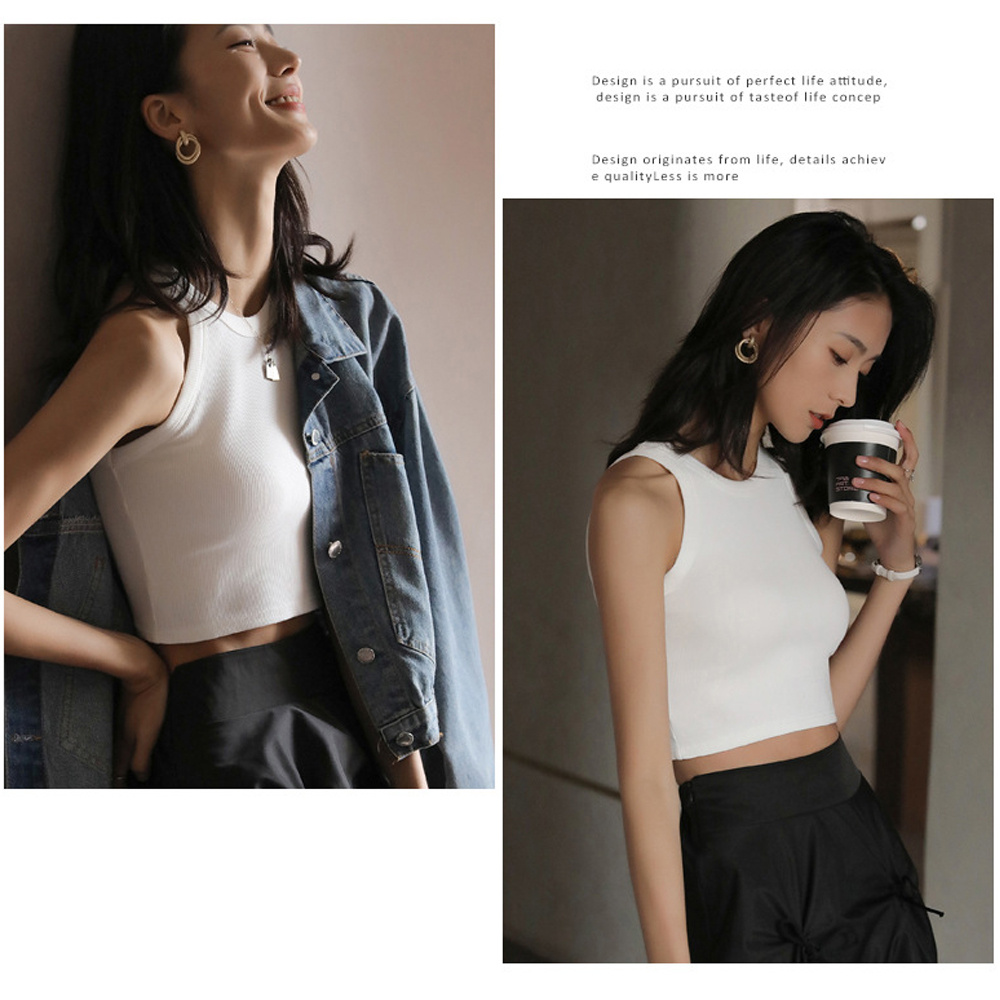 Áo Hai Dây Dáng Ôm Phong Cách Gợi Cảm Thời Trang Cho Nữ