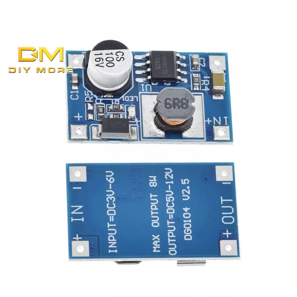 Bảng mạch tăng áp DIYMORE nguồn điện 8W từ 3V-6V sang 12V 3.7V chuyên dụng