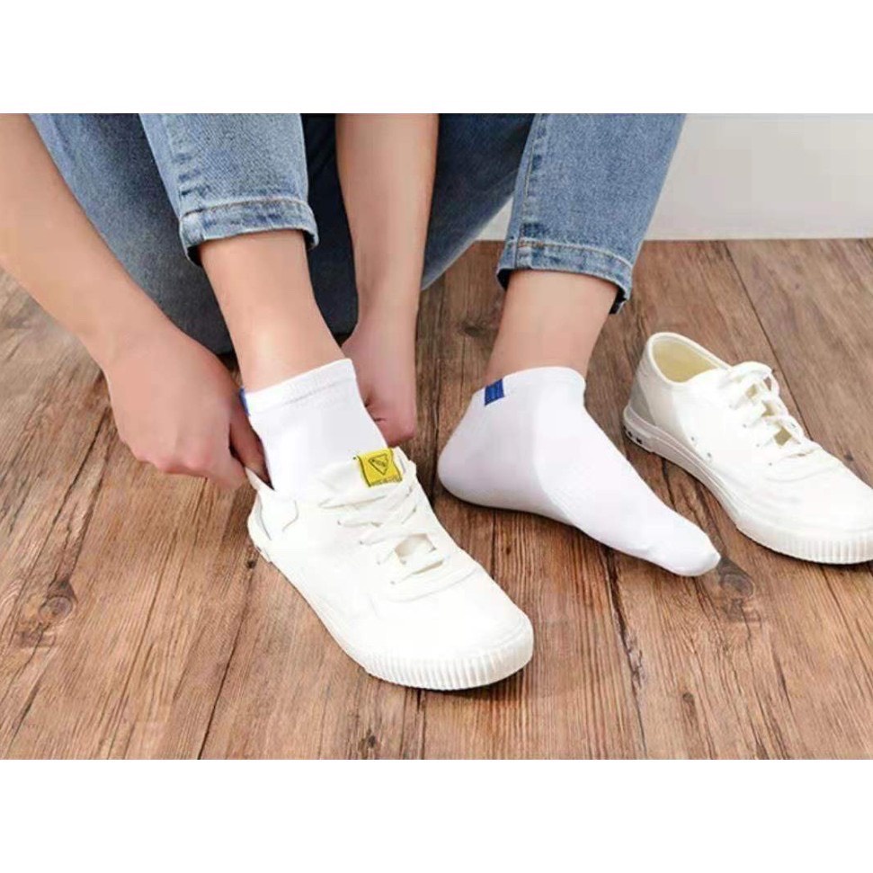 1 Đôi Tất nam nữ - vớ cổ màu Caro chất đẹp thoáng khí