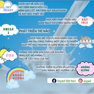 Sữa Hạt Miwako-Gói 30g-Vị Gạo- Sữa Công Thức Thực Vật Hữu Cơ Không Đường, Tách Đạm Cho Bé VIP - Trẻ Tăng Động MIWA STORE